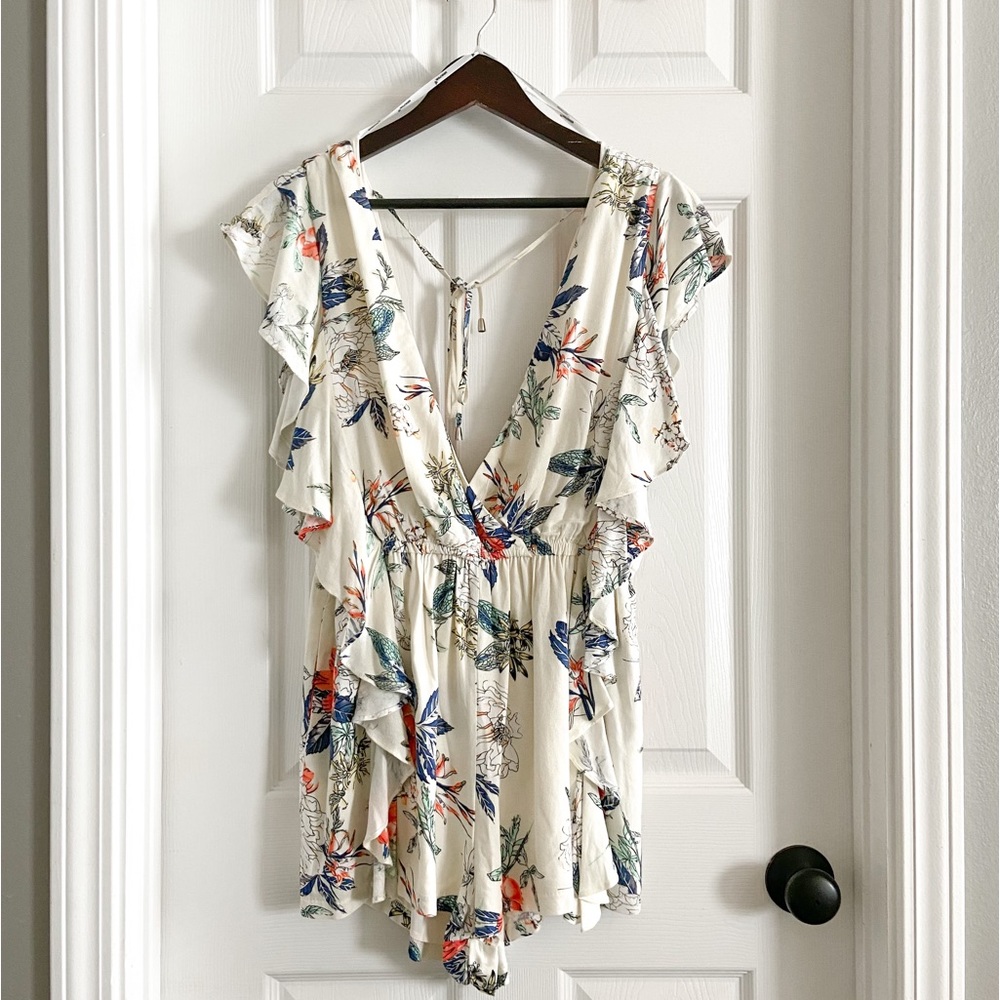 MINKPINK Floral Romper